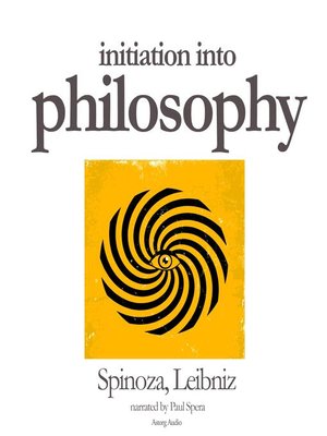 cover image of Initiation into philosophy